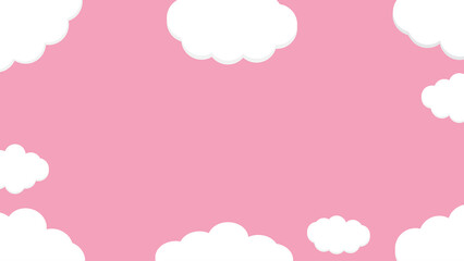cute colorful cloudy sky wallpaper decoration
