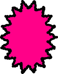 abstract modern shape decoration