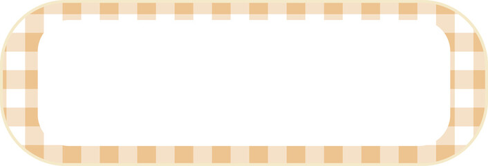 cute colorful banner, tag, label, tape checkers decoration