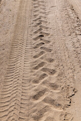Gravel highway in rural areas