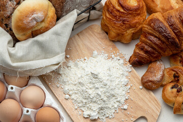 たくさんの種類のパン