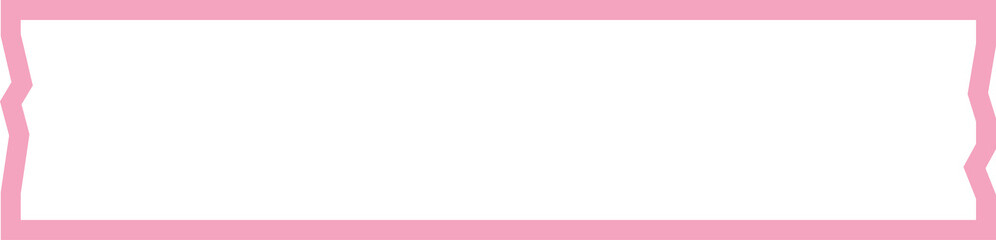 Fototapeta premium cute colorful planner masking tape, banner, tag, label decoration