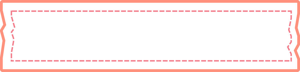 cute colorful planner masking tape, banner, tag, label decoration