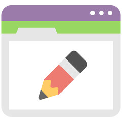 Web Designing Vector Icon