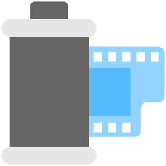 Film Cartridge Vector Icon