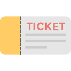 Ticket Vector Icon