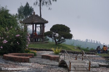 Obraz premium gazebo in the garden