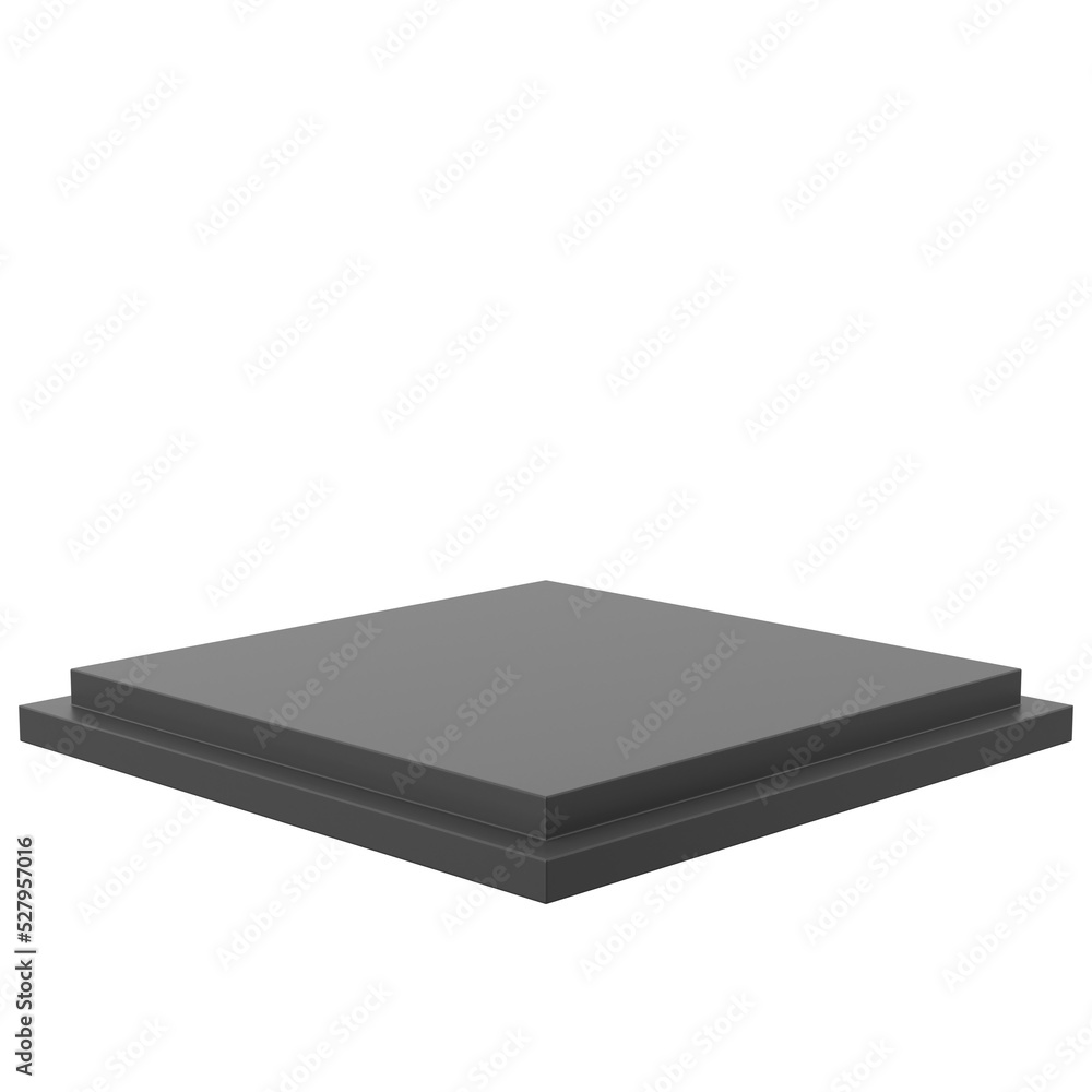 Wall mural display stand. product display. 3d element.