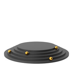 Product display. Display stand. 3D element.