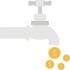 Money Tap Vector Icon