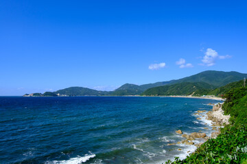 福井県美浜町水晶浜遠景