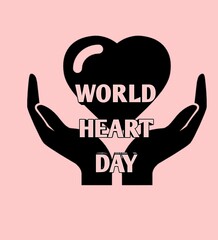 world heart day background and wallpaper