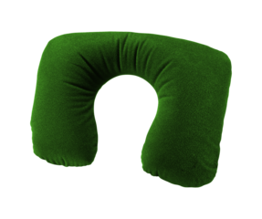green neck pillow