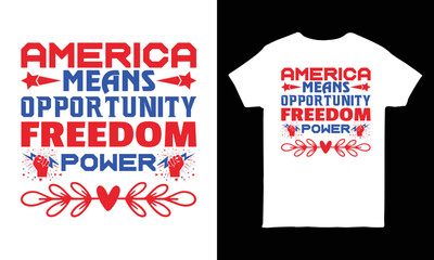 Independence day T shirt design