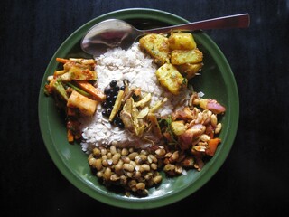 A traditional Nepalese meal