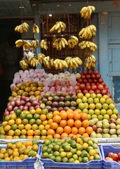 Fruit stand in Nepal