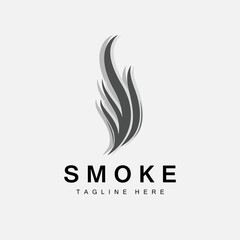 Steam Steam Logo Vector Hot Evaporating Aroma. Smell Line Illustration, Cooking Steam Icon, Steam Train, Baking, Smoking