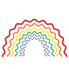 colorful Rainbow smooth design