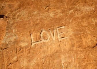 Love carved in stone