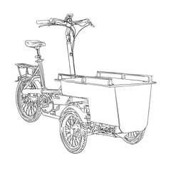 vintage bicycle illustration