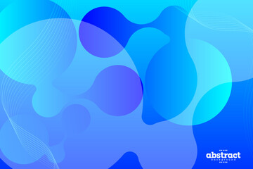 water drop shape and sphere in gradient blue. data technology theme background can be use for advertisement poster banner product package design vector eps.