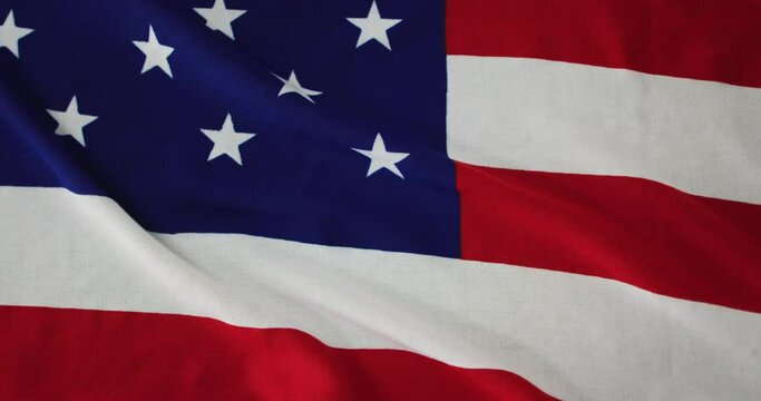 Video of stars and stripes of flag of united states of america
