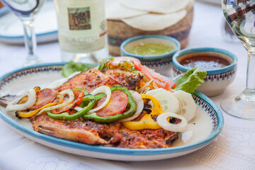 Mariscos con sazón Mexicano, Comida de Tulum, México
