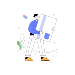 A flat illustration of project management 