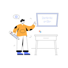 A flat illustration of social network 