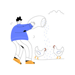 A flat illustration of social network 