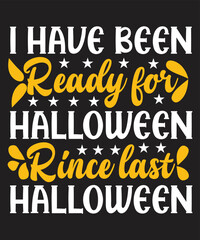 Halloween T-shirt Design Vector