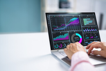 KPI Business Analytics Data Dashboard