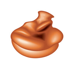 caramel isolated style