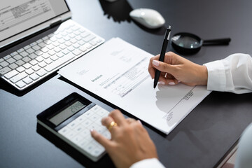 Financial Tax Account And Invoice Compliance