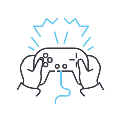 trainings line icon, outline symbol, vector illustration, concept sign