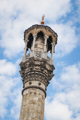 Minaret of Aziziye Mosque in Konya, Turkiye