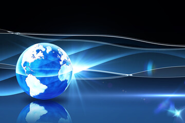 Digital earth background