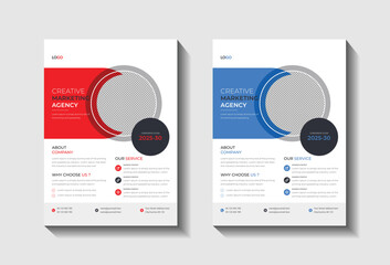 Business flyer template - Digital marketing agency flyer design