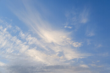 Naklejka na ściany i meble Clouds in the sky (nature background)