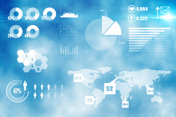 Futuristic technology interface