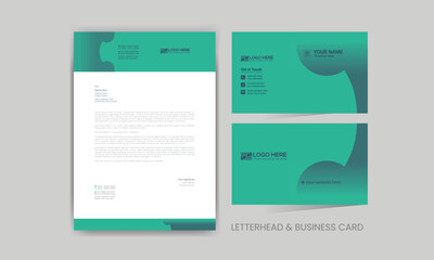 letterhead and business card design