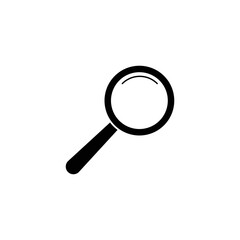 Search icon vector. Magnifier, research icon symbol illustration