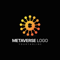 Crypto logo - digital currency logo - blockchain technology logo