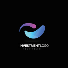 business logo design -  investment logo - finance logo