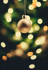 Bauble on a christmas tree