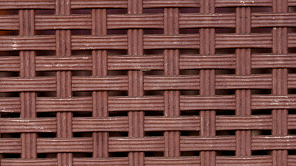 Rattan decoration pattern texture with brown coloring