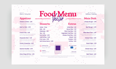 Restaurant menu template. social media marketing web banner template design. healthy food business online promotion flyer with abstract background, logo and icon. Sale cover.