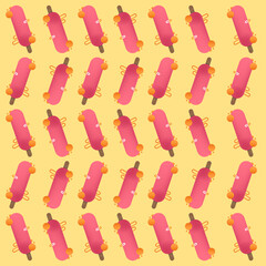 Colorful Ice cream Pattern