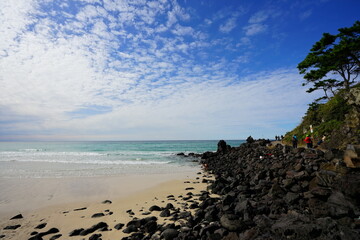 fine seaside walkway