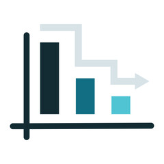 declining or loss business chart